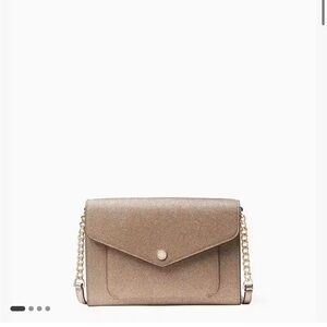 Kate Spade Tinsel Rose Gold Crossbody Bag